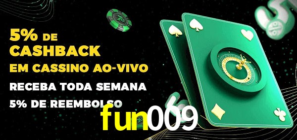 Promoções do cassino ao Vivo fun009